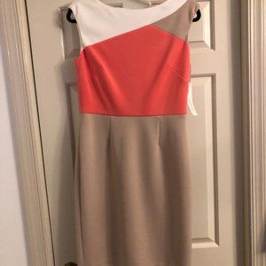 Maggy London Tri-Color Sheath Dress